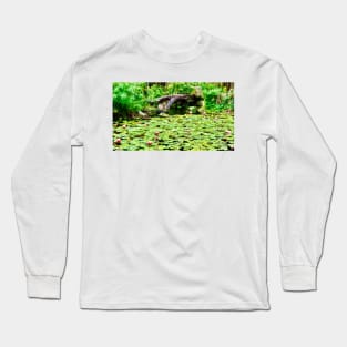 Water Lilies on the Pond Long Sleeve T-Shirt